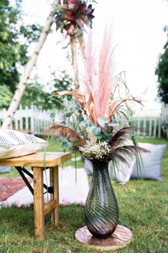 Hübsche Blumen Hochzeit
